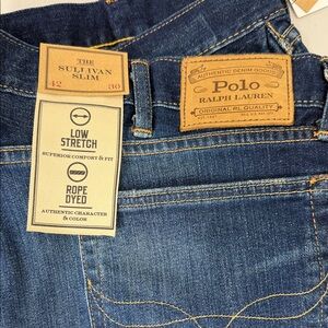 Polo by Ralph Lauren Men's Dark Blue The Sullivan Slim Jeans